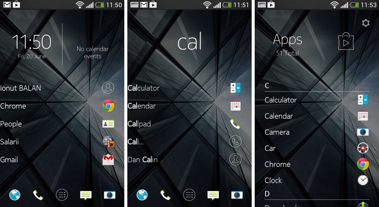 z launcher screens 1