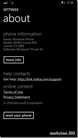Nokia Lumia 930 Software 47