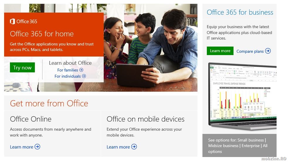 Microsoft va oferi trei noi abonamente Office 365 pentru zona SMB