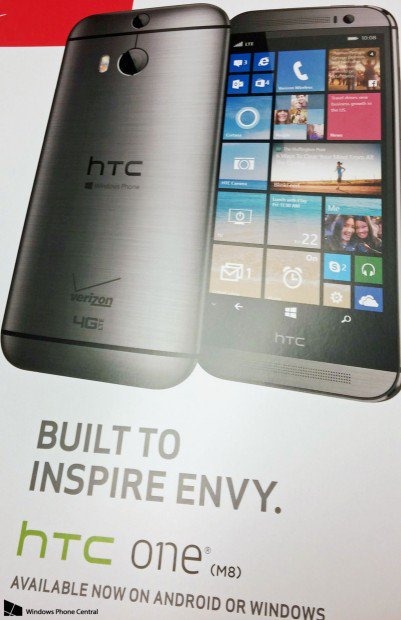 HTC One W8, adica One M8 cu Windows e confirmat inainte de lansare