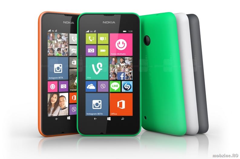Lumia 530, cel mai ieftin Windows Phone va fi disponibil in Romania la sfarsitul saptamanii