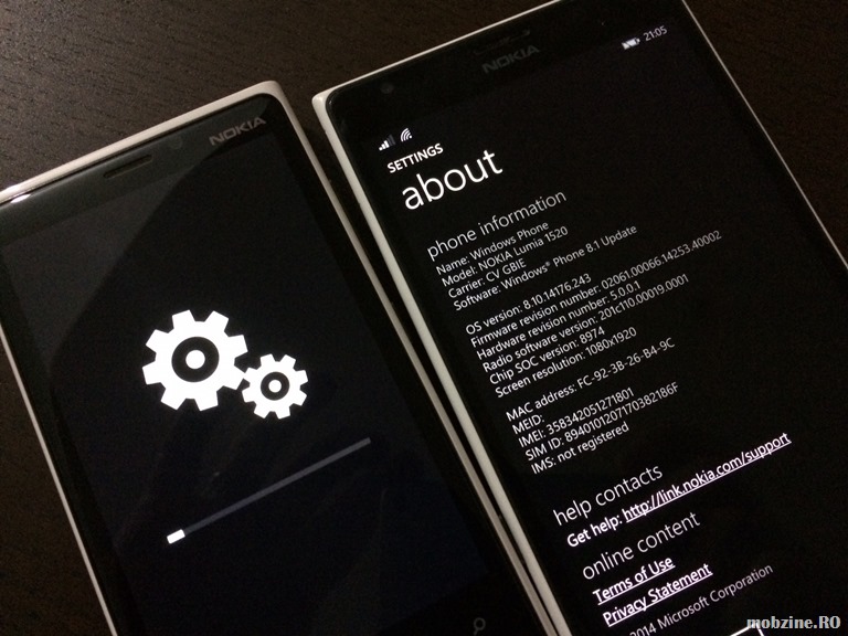 Un nou update pentru Windows Phone 8.1 Update Developer Preview: 8.10.14176