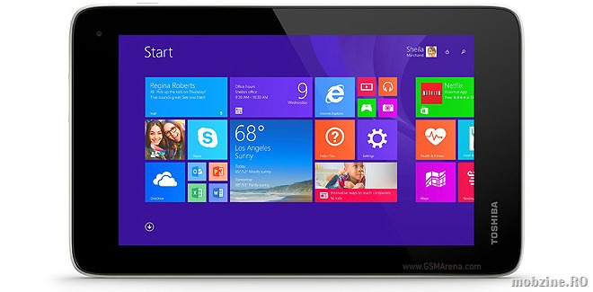 Toshiba anunta tableta Encore mini de 7 inci, cu Windows 8.1 la 120 USD