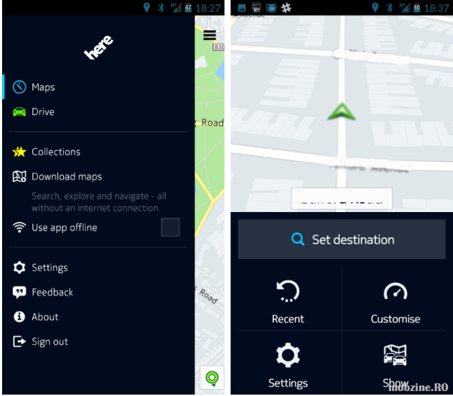 Solutia de navigare asistata de GPS Nokia HERE e disponibila pe Android prin Samsung Apps Store