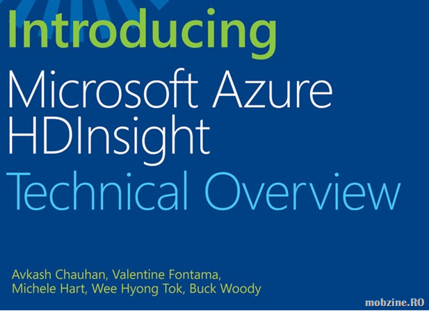 Recomandare free ebook: Introducing Microsoft Azure HDInsight