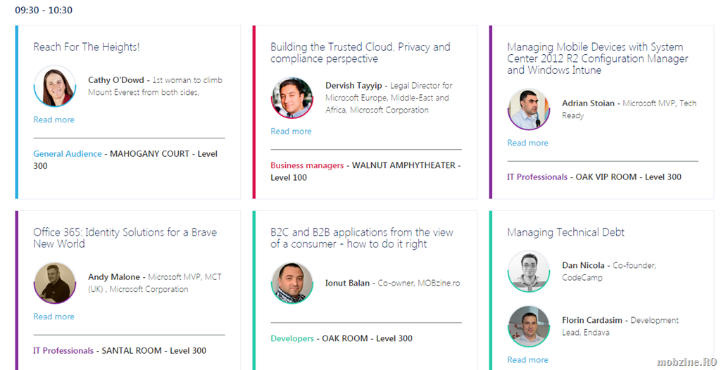 Voi fi speaker la conferinta Microsoft Summit 2014, cea mai mare de IT din Romania