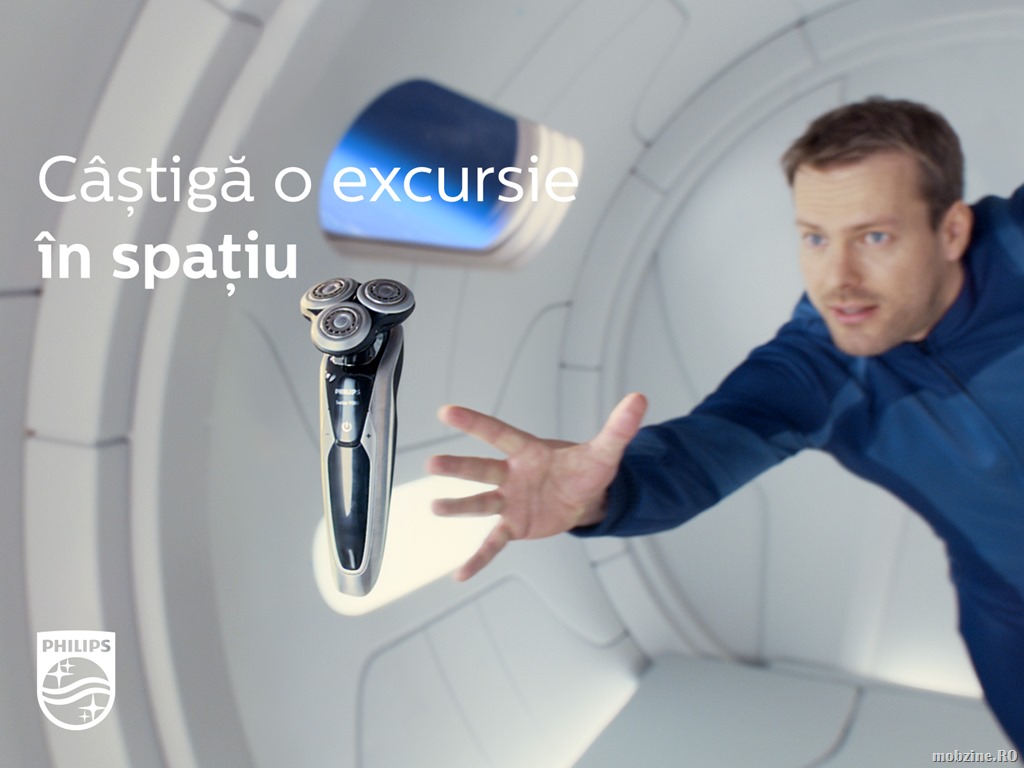 Philips promoveaza inedit un nou aparat de barbierit: te provoaca la o calatorie in spatiu