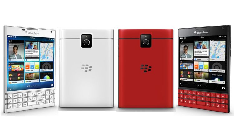 BlackBerry Passport alb sau rosu, versiuni de sezon
