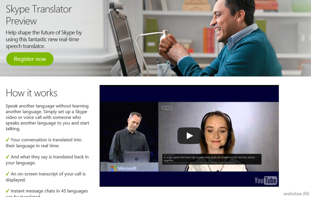 Vreti sa testati traducerea automata a convorbirilor prin Skype Translator Preview?