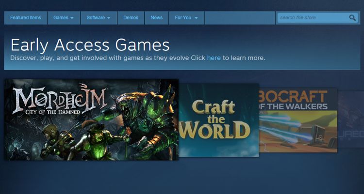 Valve aduce schimbari la Steam Early Access