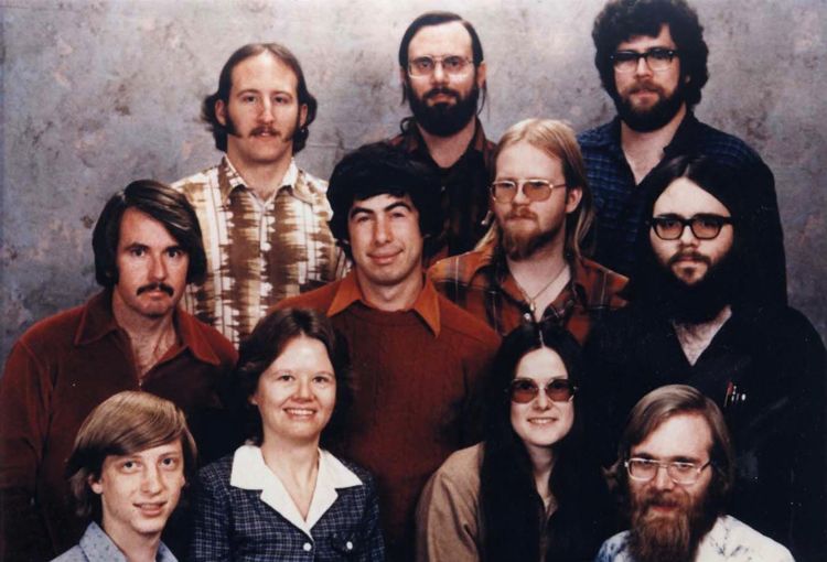 File de istorie: fotografie de referinta pentru Microsoft, din 1978