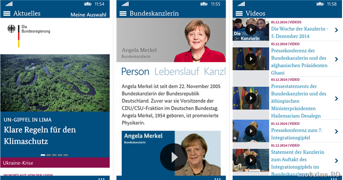 Guvernul german isi lanseaza aplicatie de Windows Phone