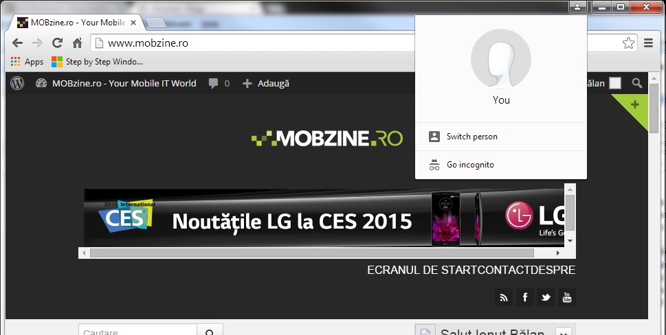 Tutorial: cum renuntati la enervantul meniu Switch User din noul Chrome