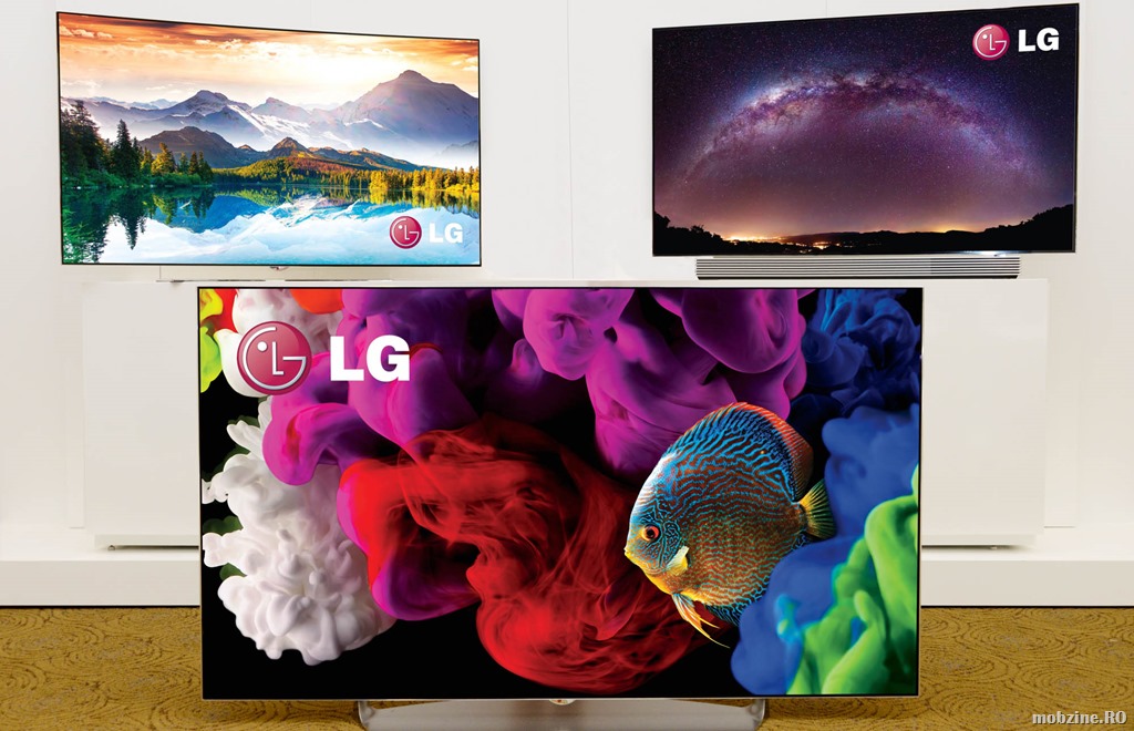 LG prezinta gama de televizoare OLED 2015 cu ecran curbat