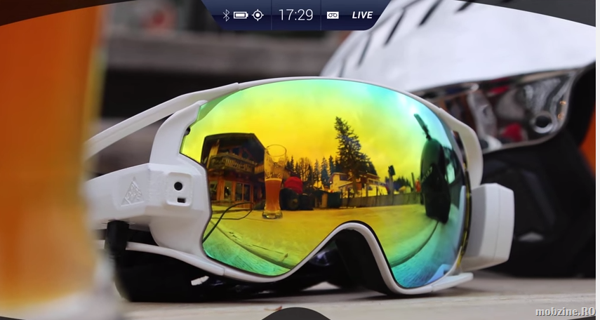 De sezon: ochelarii de schi RideOn aduc realitatea augmentata pe partie