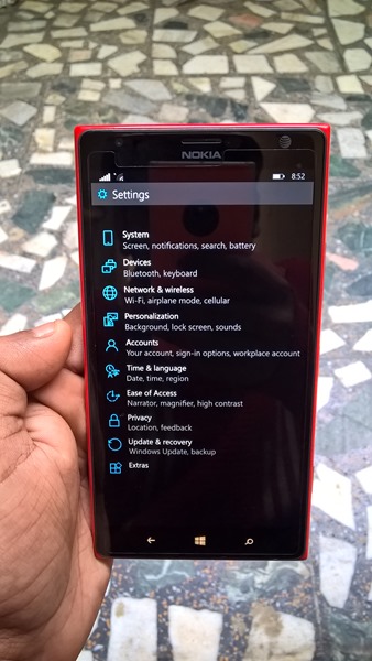Video: Windows 10 Technology Preview for Phones pe Nokia Lumia 1520