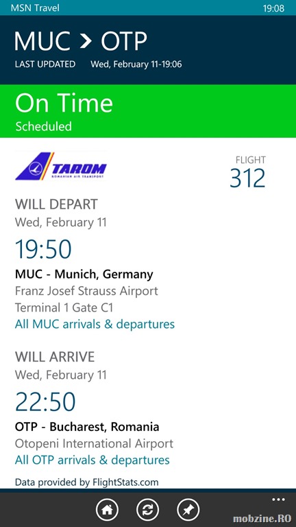Tutorial: cum setezi Cortana sa iti dea informatii despre un anumit zbor