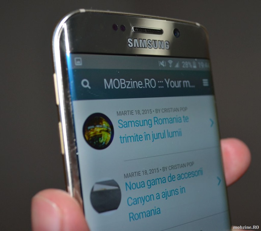 Samsung Galaxy S6 edge: analiza preliminara a performantei (viteza, autonomie)