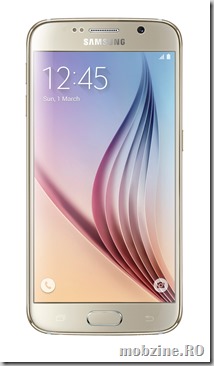 Samsung Galaxy S6_Front_Gold_Platinum