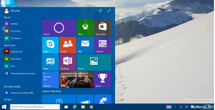 Un nou build de Windows 10 (10041) se poate instala: aflati ce e nou