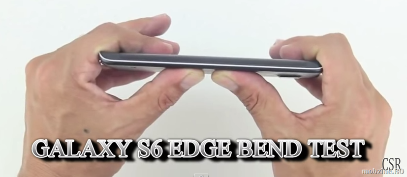 Se indoaie Samsung Galaxy S6 edge?