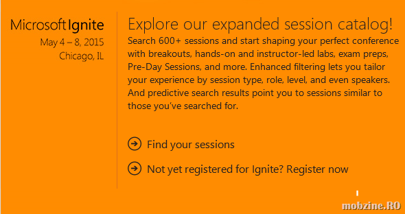 Au fost publicate sesiunile de la conferinta Ignite: focus pe Office 365 si Azure