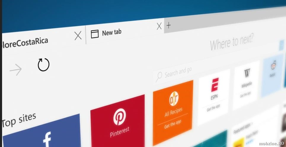 Browser-ul Project Spartan primeste numele oficial: Microsoft Edge