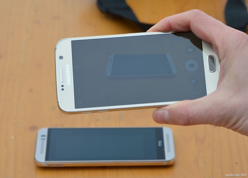Samsung Galaxy S6 vs HTC One M9. Runda 1: aspect si dimensiune, display