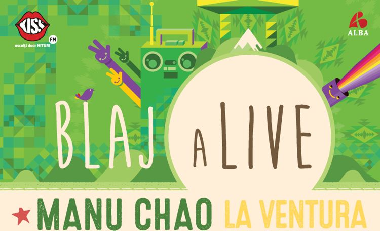 Manu Chao vine la Blaj aLive 2015