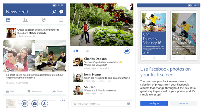 Facebook Beta de Windows Phone primeste imbunatatiri legate de sincronizarea contactelor
