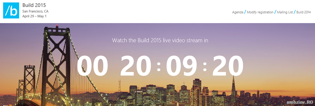 BUILD 2015: unde poate fi urmarit live keynote-ul celei mai mari conferinte Microsoft
