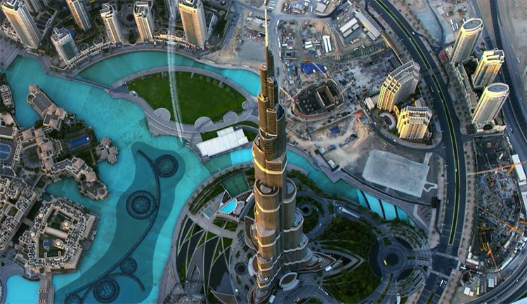 VIDEO: cum se vede de sus Dubaiul