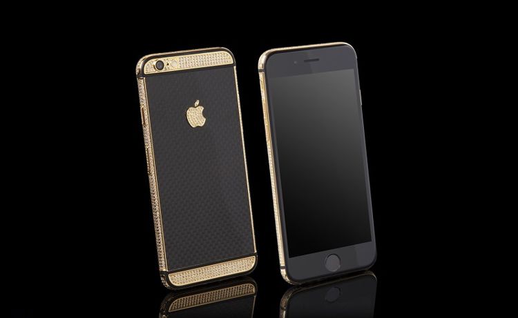 iPhone 6 cu metale pretioase si carbon