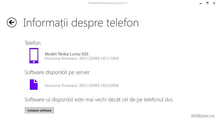 Tutorial: ce este si cum folosesti Windows Phone Recovery Tool