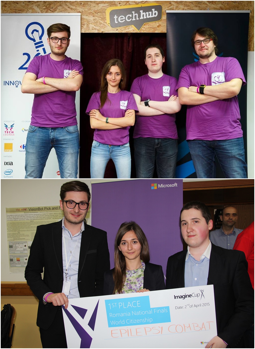 Romania are echipa Epilepsy Combat in finala mondiala Imagine Cup 2015!