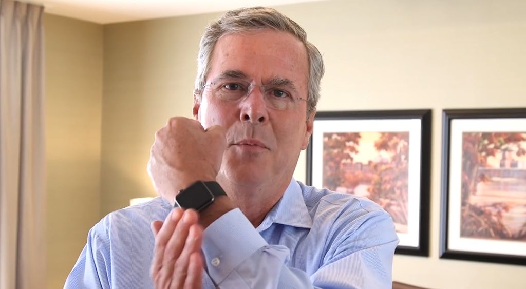 Apple intra in campania electorala, Jeb Bush e fanboy!