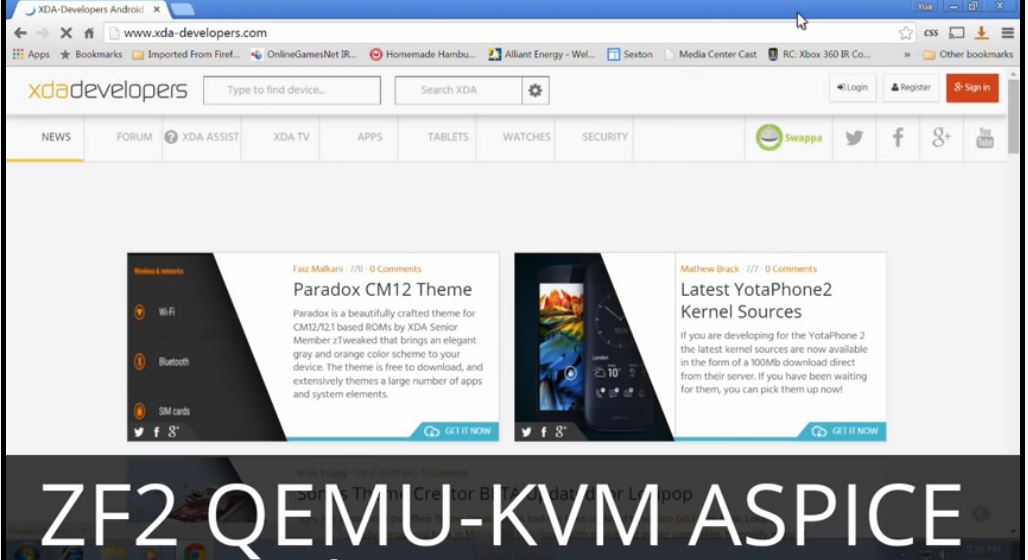 Video: Windows 7 si 8.1 pe Asus ZenFone 2 prin Qemu-KVM si aSpice