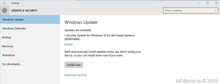 De ce sunt de acord cu aplicarea automata a actualizarilor in Windows 10