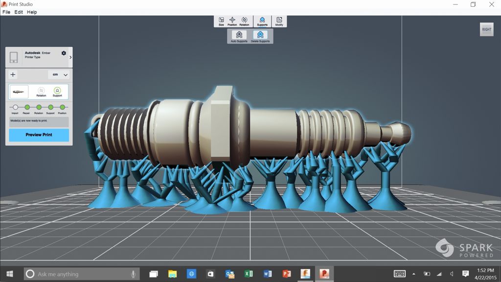 Windows 10 integreaza accesul la platforma Autodesk Spark 3D