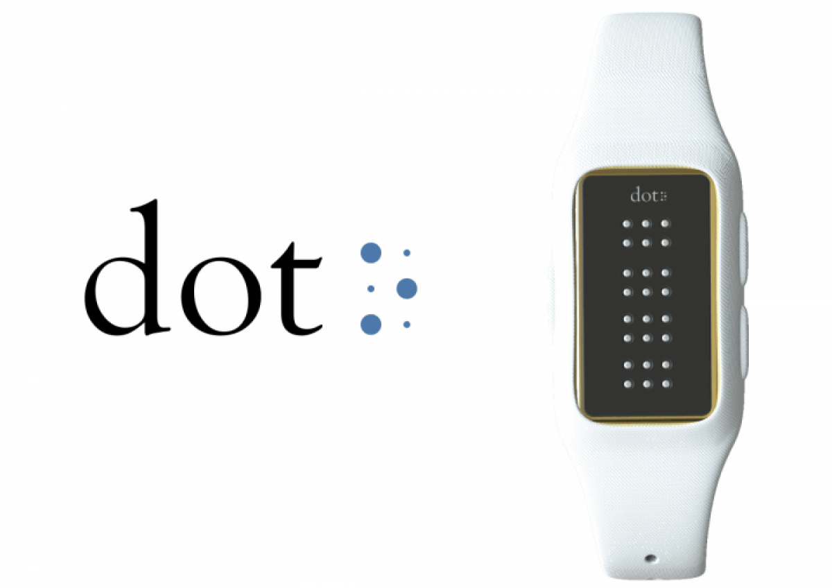 Dot, ceasul inteligent care se exprima in Braille