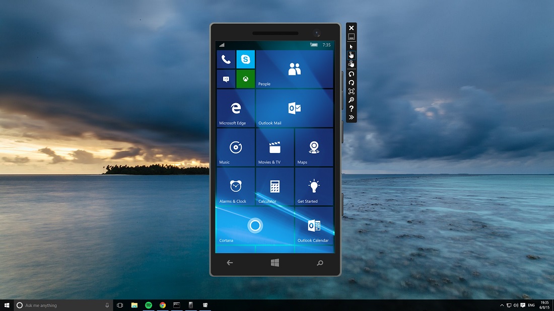 Microsoft lanseaza emulatorul de Windows Mobile 10 build 10240