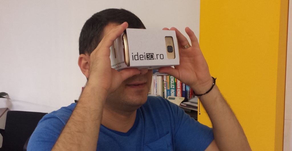 Primii pasi in realitatea virtuala: ochelarii Cardboard de la idei3D.ro
