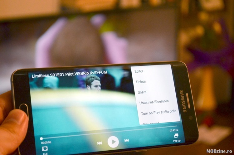 Tutorial: cum redai materiale video de pe S6 Edge+ direct pe Smart TV via DLNA/Miracast