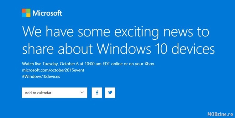 Microsoft lanseaza hardware nou pe 6 octombrie: noul Surface Pro si poate noile Lumia