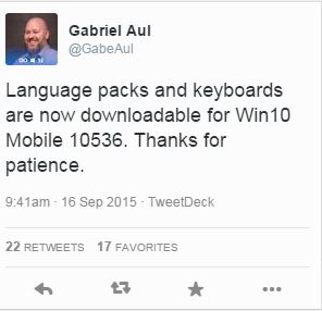 language packs