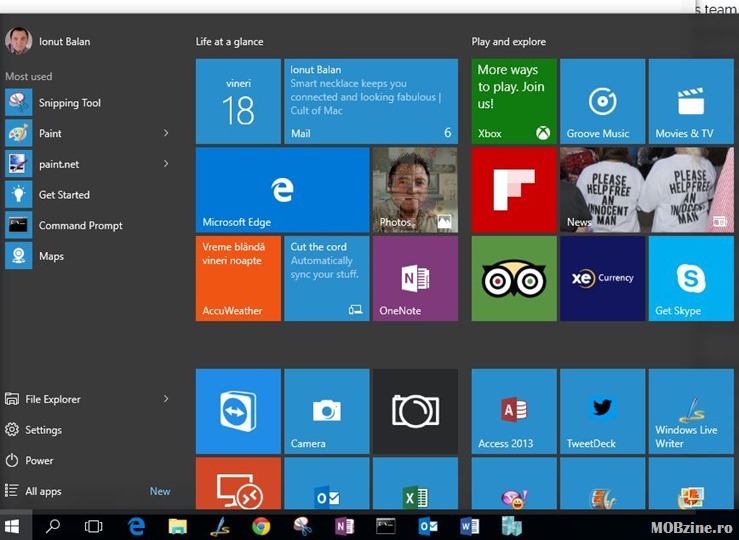 Windows 10 Build 10547 ajunge pe PC-urile Insiderilor. Afla ce e nou!