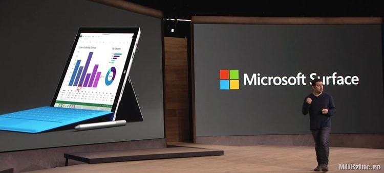 Mirosoft prezinta Surface Pro 4: cea mai buna tableta a momentului
