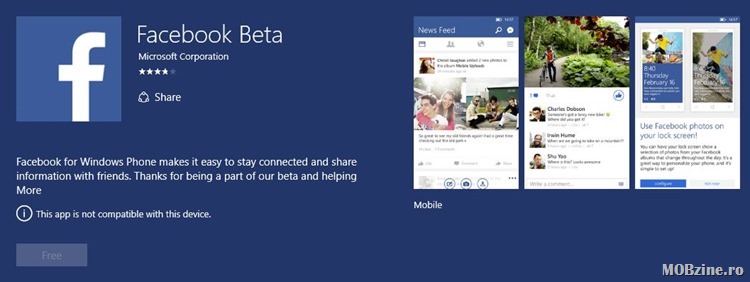 facebook w10