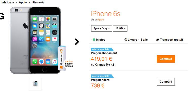 iphone 6s orange