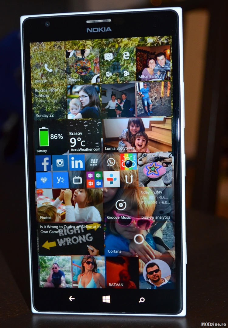Cum merge Windows 10 Mobile 10586 pe Lumia 1520. Experienta dupa 2 zile, probleme